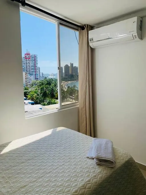 ¡Apto Con Vista Al Mar Y Salida Directa A Playa! Apartment Santa Marta  Santa Marta (Magdalena)