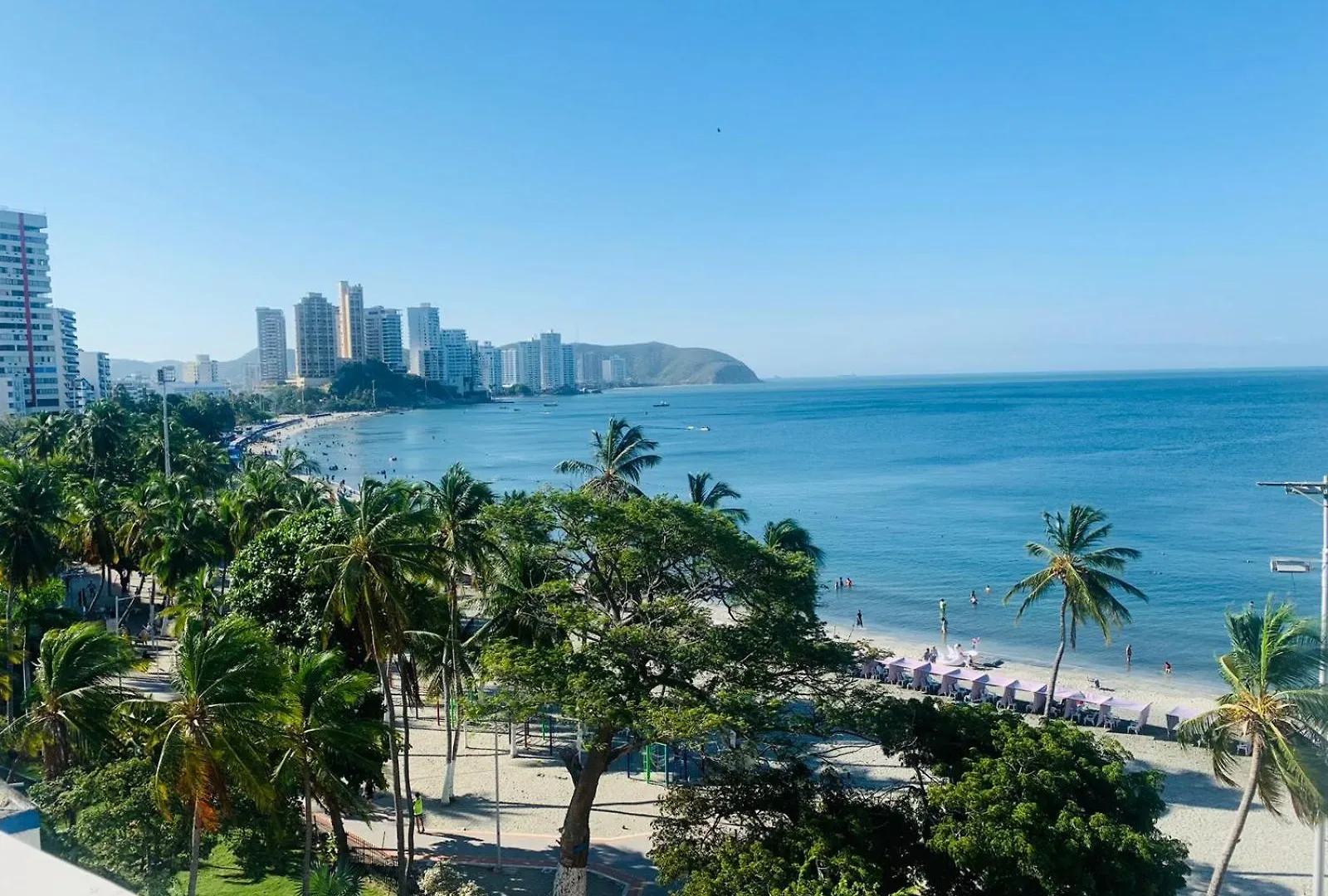 ¡Apto Con Vista Al Mar Y Salida Directa A Playa! Apartment Santa Marta  Colombia